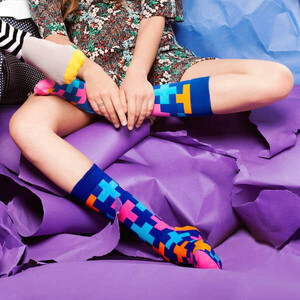 Фото - Высокие носки унисекс Sammy Icon Cross Berries разноцветные - Men box