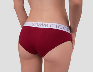 Фото - Комплект Sammy Icon хлопковый (топ + слипы) бордовый - Men box