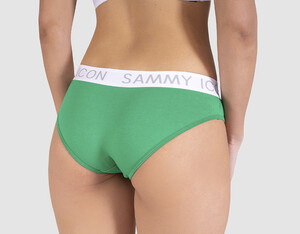Фото - Женский набор белья Sammy Icon зеленый с белой резинкой - Men box