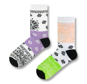 Фото - Жіночі шкарпетки SOX "Бандана" з квітковим орнаментом - Men box
