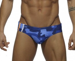 Фото - Плавки для чоловіків Sport Line камуфляжні синього кольору - Men box