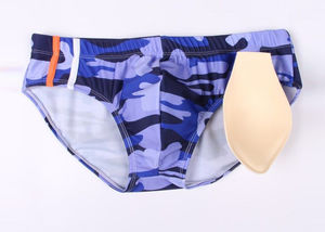 Фото - Плавки для чоловіків Sport Line камуфляжні синього кольору - Men box
