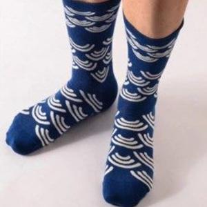 Фото - Мужские носки синего цвета от Friendly Socks - Men box