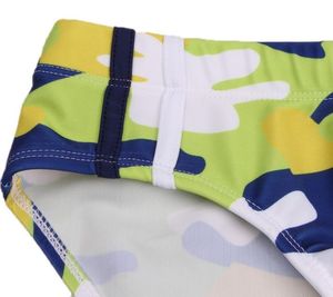 Фото - Мужские плавки Sport Line салатовые с камуфляжным принтом - Men box