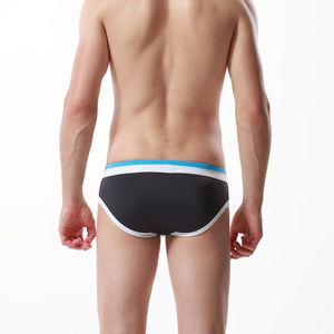 Фото - Плавки Seobean. Колір: блакитний + чорний - Men box