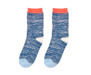 Фото - Зимние теплые носки от SOX цвета синий меланж - Men box