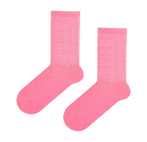Фото - Жіночі шкарпетки SOX однотонні рожеві з високою резинкою - Men box