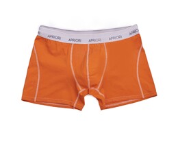 Фото - Боксери APRIORI з еластичної тканини оранжеві - Men box