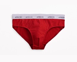 Фото - Бріфи бренду APRIORI облягаючого крою. Колір: червоний - Men box