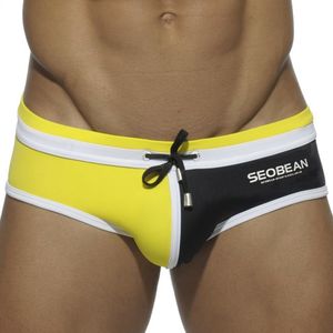 Фото - Плавки Seobean. Колір: жовтий + чорний - Men box
