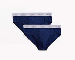 Фото - Комплект брифов от бренда APRIORI темно-синих, 2 шт. - Men box