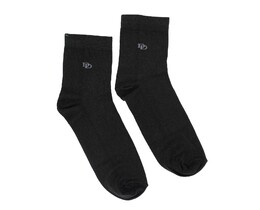 Фото - Шкарпетки чоловічі DARK DUCK однотонні чорного кольору - Men box