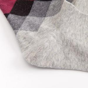Фото - Высокие носки Friendly Socks серые с цветными ромбами - Men box