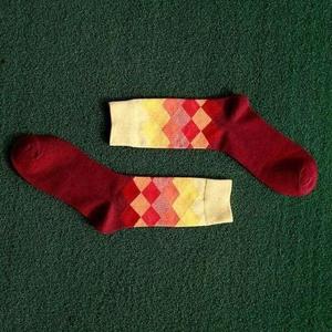 Фото - Бордовые высокие мужские носки Friendly Socks - Men box