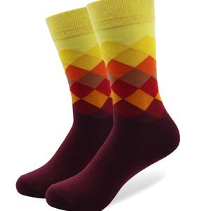 Фото - Бордовые высокие мужские носки Friendly Socks - Men box