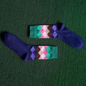 Фото - Мужские стильные носки Friendly Socks с разноцветным верхом - Men box