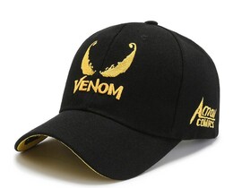 Фото - Молодежная бейсболка от Narason черная с лого Venom - Men box