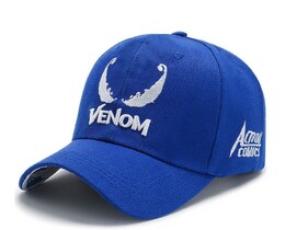 Фото - Бейсболка мужская от бренда Narason синяя с лого Venom - Men box