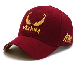 Фото - Бейсболка для чоловіків Narason бордова з логотипом Venom - Men box
