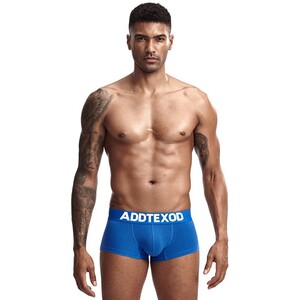 Фото - Мужские боксеры от бренда Addtexod синего цвета - Men box