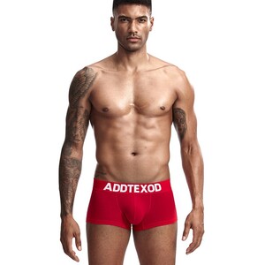 Фото - Боксеры для мужчин от бренда Addtexod красного цвета - Men box