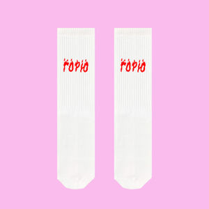 Фото - Белые носки SOX с надписью "Горю" - Men box
