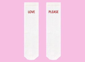 Фото - Високі шкарпетки SOX з написом "Love Please" - Men box