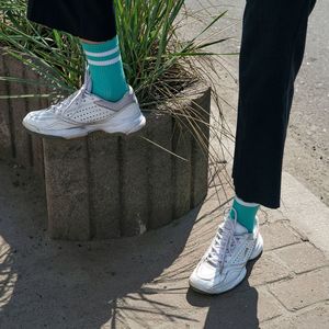 Фото - Шкарпетки SOX м'ятного кольору з білими смужками - Men box