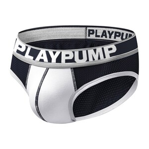 Фото - Сітчасті труси бріфи від бренду Pump темно-синього кольору - Men box