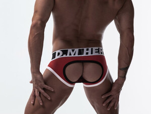 Фото - Эротические мужские джоки от бренда D.M. красного цвета - Men box