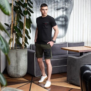 Фото - Мужские трикотажные шорты с карманом Pobedov Shorts "Kaif" - Men box