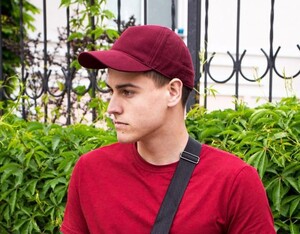 Фото - Бордова кепка Pobedov Cap - Men box
