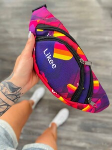 Фото - Маленькая текстильная фиолетовая бананка Likee - Men box