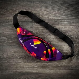 Фото - Маленькая текстильная фиолетовая бананка Likee - Men box