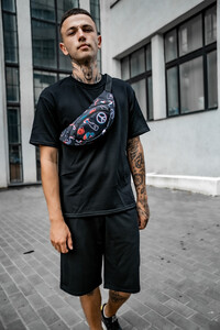 Фото - Поясная сумка бананка с принтом Hippy - Men box