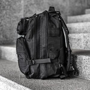 Фото - Тактический черный рюкзак Dominator Shadow Black 30L для ЗСУ - Men box