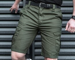 Фото - Мужские тактические шорты цвета хаки Pobedov "Tactical" - Men box