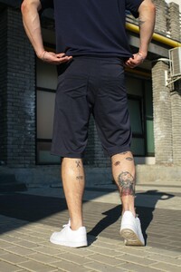 Фото - Мужские синие oversized шорты Intruder 'Player' - Men box