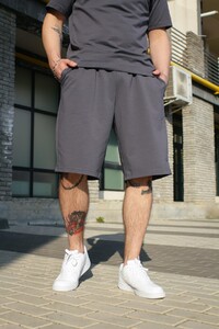 Фото - Мужские темно-серые oversized шорты Intruder 'Player' - Men box