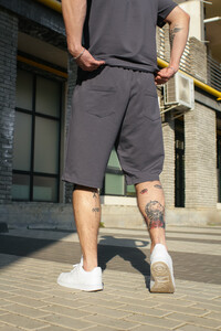 Фото - Мужские темно-серые oversized шорты Intruder 'Player' - Men box