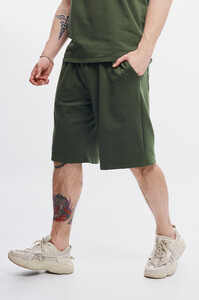 Фото - Чоловічі oversized шорти кольору хакі Intruder 'Player' - Men box