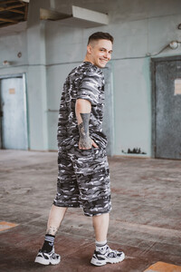 Фото - Чоловічі камуфляжні oversized шорти Intruder 'Player' - Men box
