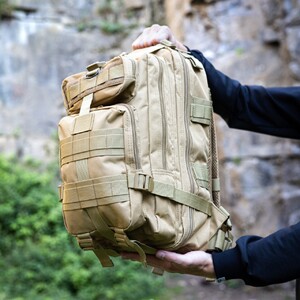 Фото - Туристический рюкзак песочного цвета Dominator Shadow Black 30L - Men box