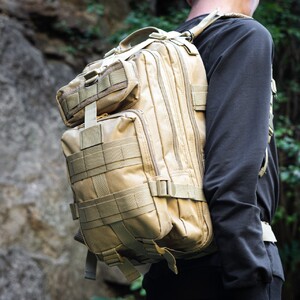 Фото - Туристический рюкзак песочного цвета Dominator Shadow Black 30L - Men box