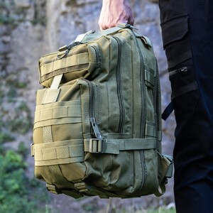 Фото - Туристический рюкзак оливкового цвета Dominator Shadow Black 30L - Men box