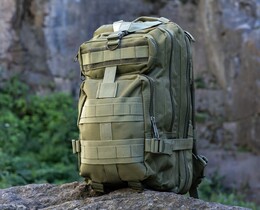 Фото - Тактический рюкзак оливкового цвета Dominator Shadow Black 30L для ЗСУ - Men box