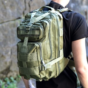 Фото - Туристический рюкзак оливкового цвета Dominator Shadow Black 30L - Men box