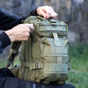 Фото - Туристический рюкзак оливкового цвета Dominator Shadow Black 30L - Men box