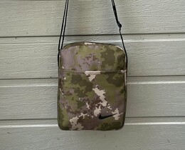 Фото - Мужская сумка-барсетка камуфляжная с брендовым лого - Men box