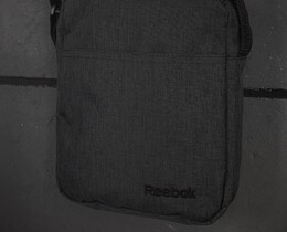 Фото - Спортивна чоловіча сумка. Колір: темно-сірий меланж - Men box